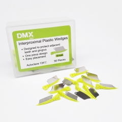 DMXDENT Dental Interproximal Plastic Wedge Small 50Pcs/Box