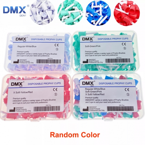 DMXDENT Dental Prophy Paste Cup Latch Type Polishing Polisher Rubber Brush Bowl
