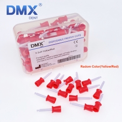 DMXDENT Dental Prophy Paste Cup Latch Type Polishing Polisher Rubber Brush Bowl