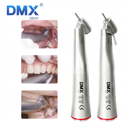 Dental 45° Electric Contra Angle Fiber Optic 1:4.2 Increasing Surgical Handpiece