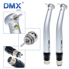 Dental LED Self Power Turbine Handpiece High Speed NSK QD-J Coupling 2/4Holes