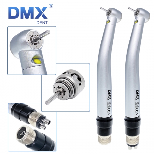 Dental LED Self Power Turbine Handpiece High Speed NSK QD-J Coupling 2/4Holes