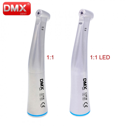 DMXDENT Dental low Speed Contra Angle 1:1 Electric Fiber Optic Handpiece