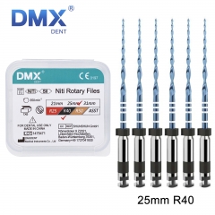 DMXDENT Dental Endo Root Canal Rotary Files RECIPROC BLUE R25/R40/R50 21/25mm