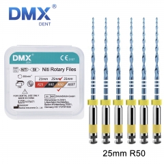 DMXDENT Dental Endo Root Canal Rotary Files RECIPROC BLUE R25/R40/R50 21/25mm