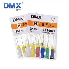 6Pcs DMXDENT Dental Endo Root Canal Files H-FILE 21/25/31mm SST Hand Use