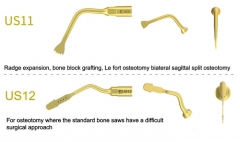 DMXDENT Dental Piezo Scaler Ultrasonic Bone Surgery U Tips Fit NSK Woodpecker US-II LED
