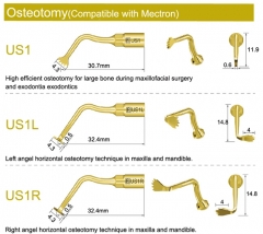 DMXDENT Dental Piezo Scaler Ultrasonic Bone Surgery U Tips Fit NSK Woodpecker US-II LED