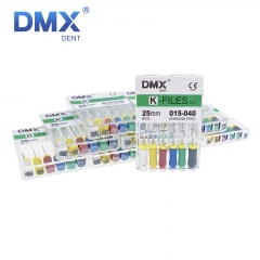 DMXDENT Dental Endo Root Canal Files Hand Use K-Files Stainless Steel