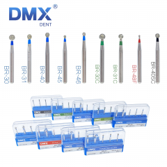 Dental Diamond Ball Round burs Medium FG 1.6mm for High Speed Handpiece
