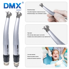 Dental Small Head High Speed LED Push Button Handpiece Quick Coupler swivel 2/4H