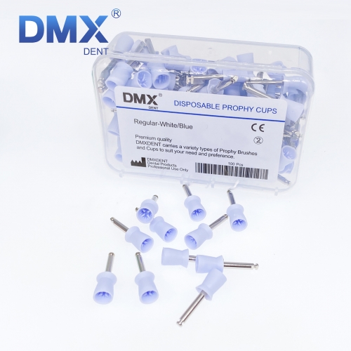 DMXDENT Dental Polishing Prophy Rubber Cups Snap On
