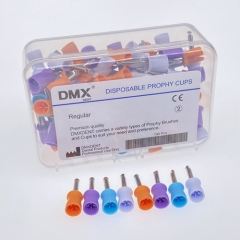 DMXDENT Dental Polishing Prophy Rubber Cups Snap On