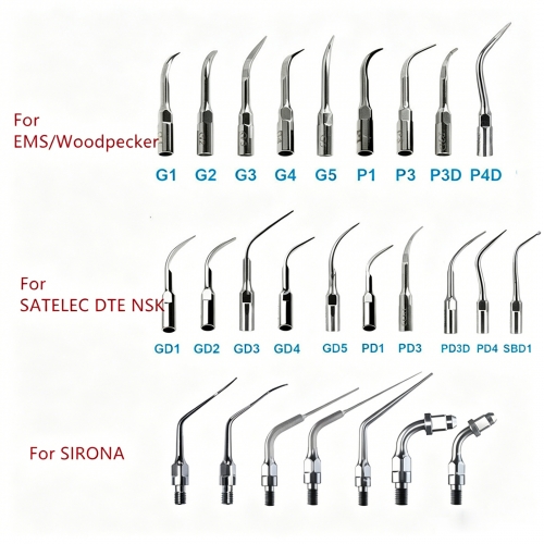 DMXDENT Dental Ultrasonic Scaler Tip fit EMS/SATELEC NSK SIRONA Woodpecker DTE